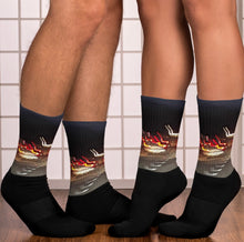 Load image into Gallery viewer, Nights that race away Tall Socks
