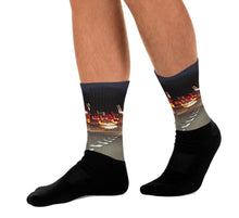 Load image into Gallery viewer, Nights that race away Tall Socks
