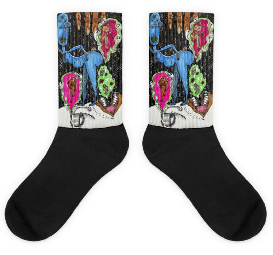Burp Worlds Tall Socks