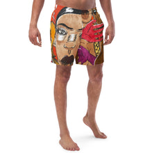 Load image into Gallery viewer, Red Handed Swim Trunks

