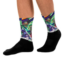 Load image into Gallery viewer, Brain Stained Tall Socks
