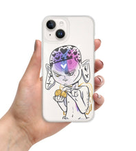 Load image into Gallery viewer, Golden Hearts Clear Phone Case
