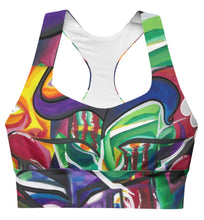 Load image into Gallery viewer, Brain Stained sports bra
